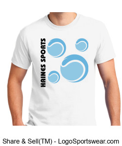 Tennis Ball Drop - T-Shirt Design Zoom